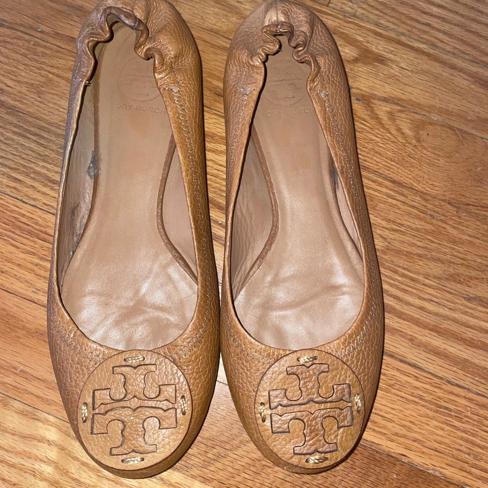 Tory Burch | Tan Reva Flat | Size 8.5